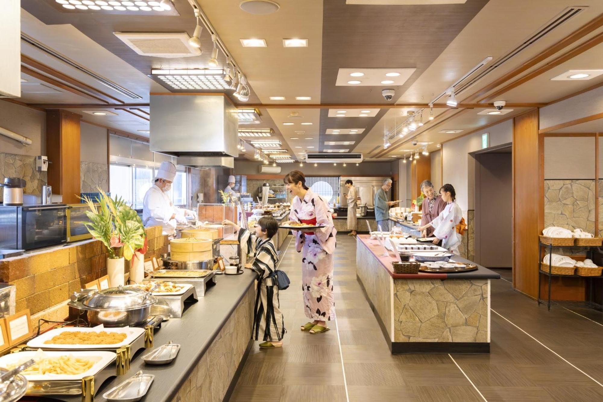 Hotel Ooedo Onsen Monogatari Kaike Yonago Esterno foto